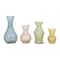 Hello Honey® Debossed Colored Glass Vase Set